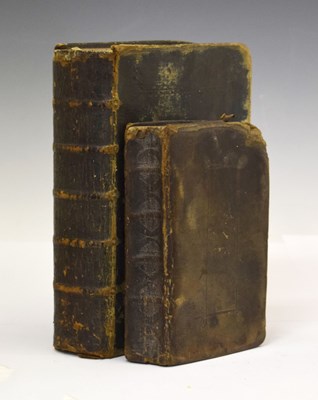 Lot 548 - Post-Restoration Book of Common Prayer and 1712 Bible