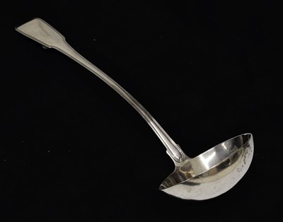Lot 88 - George III silver Fiddle and Thread pattern ladle