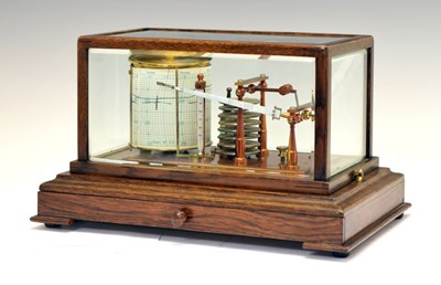 Lot 536 - Negretti & Zambra barograph
