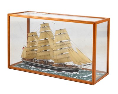 Lot 305 - Museum quality model of the tea clipper 'Cutty Sark' in full sail on a simulated sea