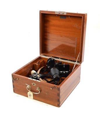 Lot 290 - Brass and lacquered sextant by W. Ludolph, Bremerhaven, Hamburg