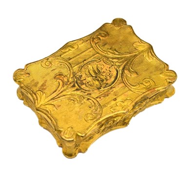 Lot 177 - Nathaniel Mills - Victorian silver gilt vinaigrette