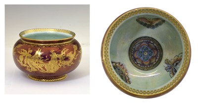 Lot 396 - Wedgwood Butterfly Lustre bowl