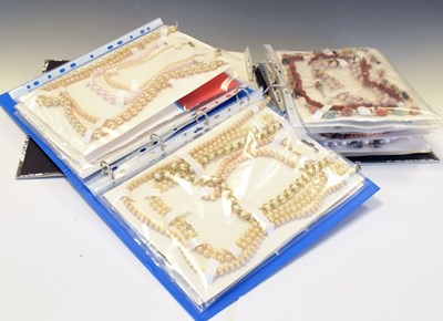 Lot 114 - Quantity of costume jewellery bead necklaces