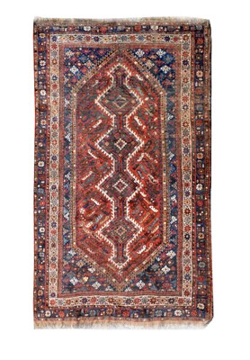 Lot 661 - Persian wool rug, probably Sarouk