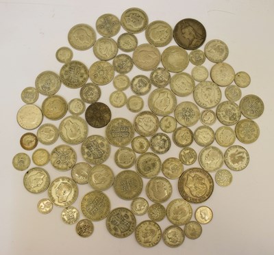 Lot 150 - Collection of mainly pre 1947 silver GB coinage