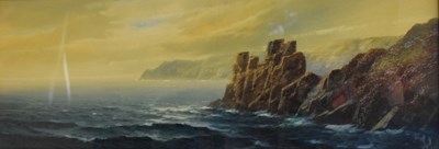 Lot 499 - Watercolour - South West coastal scene