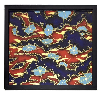 Lot 287 - Contemporary verre églomisé wall mirror by Sterling Studios, London