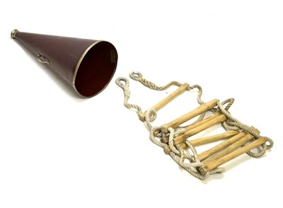 Lot 295 - Vintage loud hailer, etc