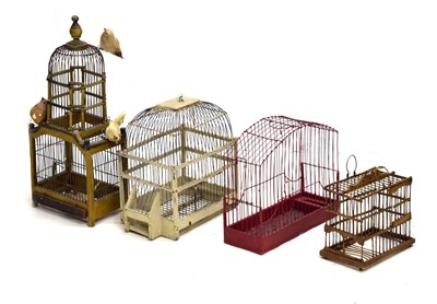 Lot 433 - Collection of 19th century and later bird cages