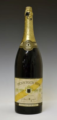 Lot 429 - Jeroboam of Pennrich 1874 Medium Fulius Pennrich, sparkling wine