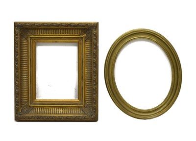 Lot 309 - Two giltwood picture frames