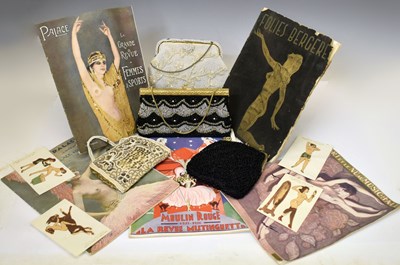 Lot 320 - Collection of early to mid 20th century French 'glamour' ephemera