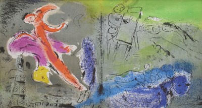 Lot 510 - After Marc Chagall (1887-1985) - Print - 'Vision of Paris'