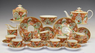 Lot 399 - John Rose Coalport part tea service