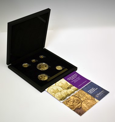 Lot 19 - Queen Elizabeth II - Tristan da Cunha six coin gold sovereign set, 2022