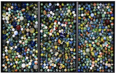 Lot 361 - Quantity of mainly 20th century glass marbles