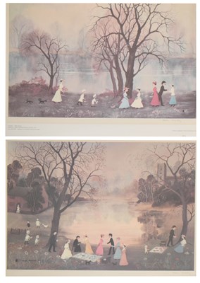 Lot 606 - Helen Bradley (1900-1979) - Two signed prints