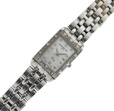 Lot 237 - Raymond Weil - Lady's Tango stainless steel bracelet watch, ref. 5971