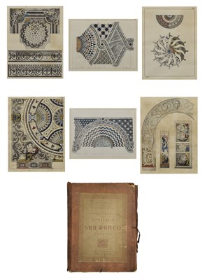 Lot 622 - Ferdinando Ongania (Ed. & Publ.) - Folio of architectural hand-coloured plates