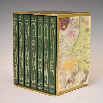 Lot 546 - Folio Society - C. S. Lewis, 'The Chronicles of Narnia'