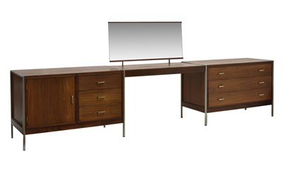 Lot 783 - Modernist teak bedroom unit