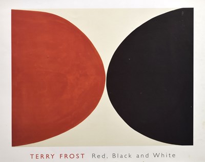 Lot 538 - Sir Terry Frost, RA (1915-2003) - 'Red, Black and White' poster