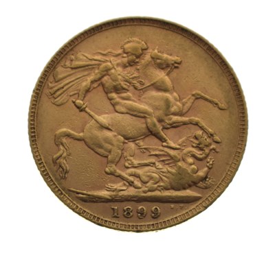 Lot 203 - Queen Victoria gold sovereign, 1899
