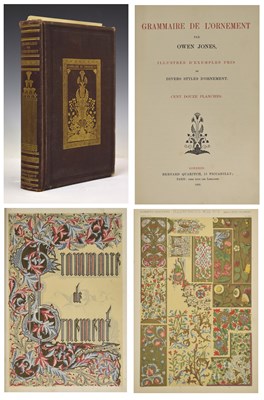 Lot 584 - Owen Jones, 'Grammaire de L'Ornement' [The Grammar of Ornament], 1865