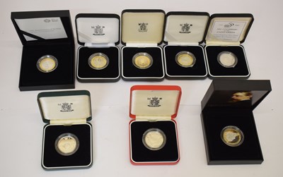 Lot 229 - Royal Mint - Elizabeth II - Eight UK silver proof piedfort two-pound coins