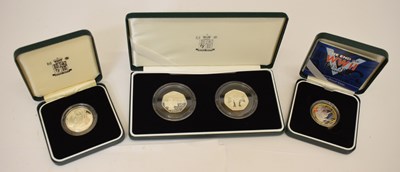 Lot 232 - Royal Mint - Elizabeth II - Three UK silver proof coin sets