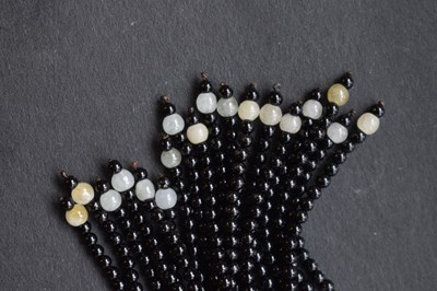 Lot 44 - White jade pendant necklace
