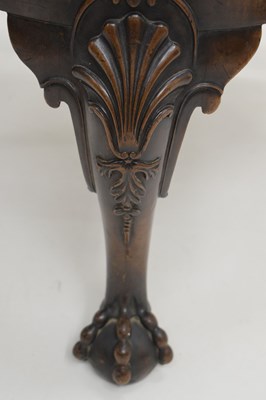 Lot 526 - Attributed to John Barrow for Gillows of Lancaster - George IV walnut open arm library chair