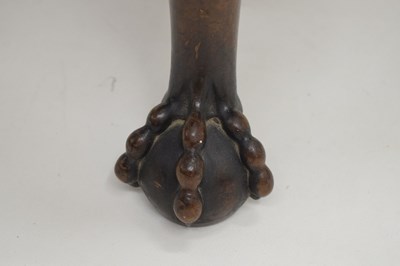 Lot 526 - Attributed to John Barrow for Gillows of Lancaster - George IV walnut open arm library chair