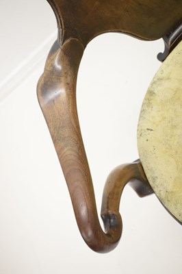 Lot 526 - Attributed to John Barrow for Gillows of Lancaster - George IV walnut open arm library chair