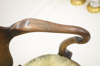 Lot 526 - Attributed to John Barrow for Gillows of Lancaster - George IV walnut open arm library chair