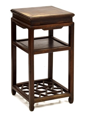 Lot 580 - Chinese side table, late Qing dynasty