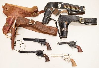 Lot 393 - Collection of blank firing and replica revolvers