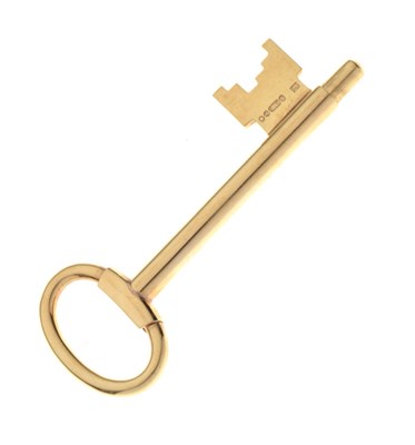 Lot 49 - 9ct gold key