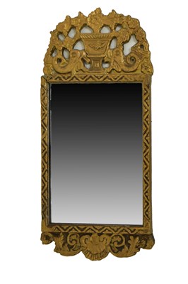 Lot 737 - Giltwood wall mirror