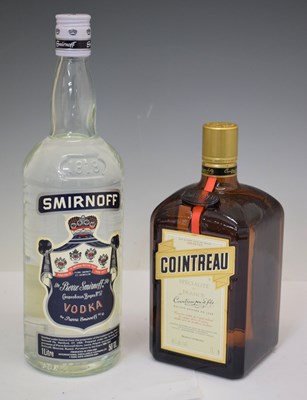 Lot 315 - Smirnoff Vodka, and Cointreau Orange Liqueur