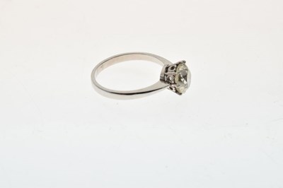 Lot 6 - Diamond single stone ring