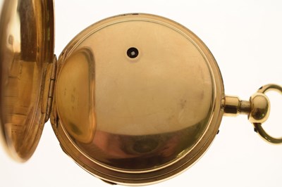 Lot 75 - George IV 18ct gold cased open face pocket watch, D&W Morice