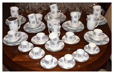 Lot 528 - Foley china tea service, pattern 214