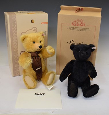 Lot 381 - Steiff - 'Schwarzbar' teddy bear and 2008 British Collectors Bear