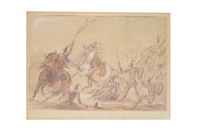 Lot 649 - Attr. Sir John James Stuart, 5th Baronet of Allanbank (1779-1849) - Watercolour study