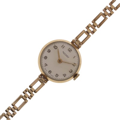 Lot 115 - Rotary - Lady's 9ct gold bracelet watch
