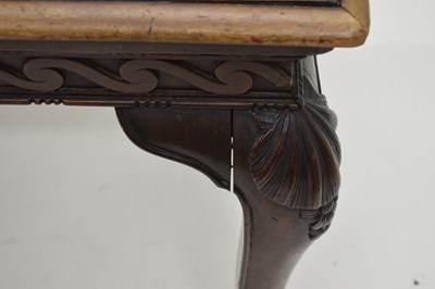 Lot 522 - George II 'red walnut' side table, probably Irish