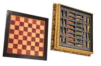 Lot 357 - Modern Fantasy Hades and Poseidon chess set and board