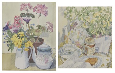 Lot 652 - Pam Baldano (Contemporary) - Two watercolours